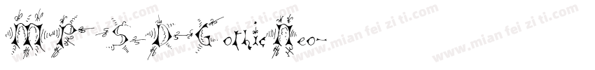 MP SDGothicNeo字体转换